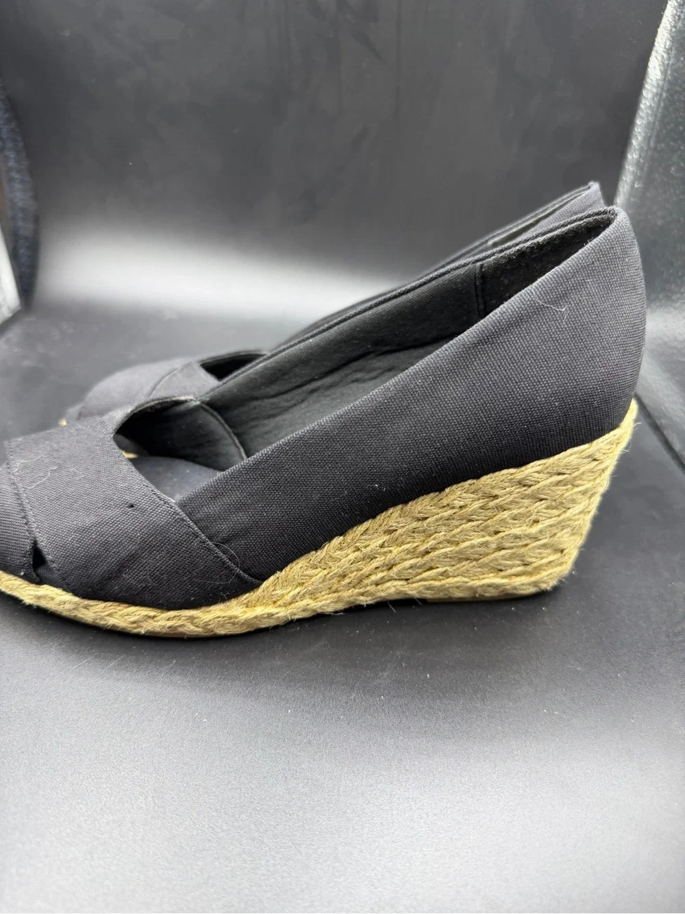 Chaps black wedges
